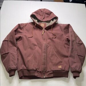 Berne Sherpa Lined Hooded Workwear Jacket